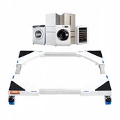 Akcesoria i części do pralek i suszarek - Podstawa pod pralkę suszarkę AGD teleskopowa z kółkami 381-615 mm - miniaturka - grafika 1