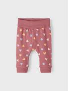 Spodnie i spodenki dla dziewczynek - NAME IT Spodnie dresowe 13212666 Różowy Regular Fit - miniaturka - grafika 1
