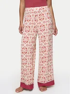 Piżamy damskie - Triumph Spodnie piżamowe Aura Spotlight 10222614 Kolorowy Relaxed Fit - miniaturka - grafika 1
