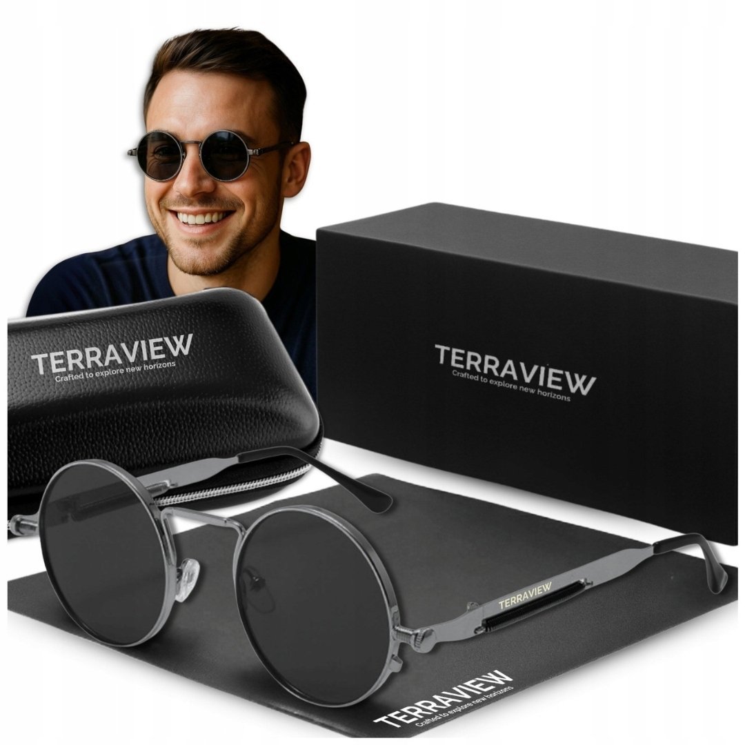 Okulary Przeciwsłoneczne Męskie Terraview Polaryzacyjne Lenonki Filtr Uv400