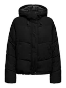 Kurtki damskie - ONLY Kurtka pikowana w kolorze czarnym - miniaturka - grafika 1