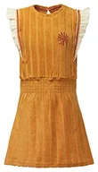 Sukienki - Noppies Kids Dziewczęca sukienka z krótkim rękawem Guanare sukienka dziecięca, Amber Gold - P888, 122 cm - miniaturka - grafika 1