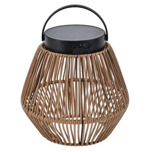 Lampa solarna boho Coppa 6933708330 Lutec IP44 LED 2,8W 4000K czarny brązowy - Lampy stojące - miniaturka - grafika 1