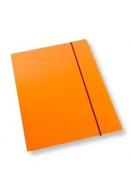Teczka A4 z gumką lakier pomarańcz. 350gsm (10szt) - Teczki i skoroszyty - miniaturka - grafika 1