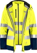 Odzież robocza - Projob Kurtka Odblaskowa 6446 3in1 Yellow/Navy - miniaturka - grafika 1