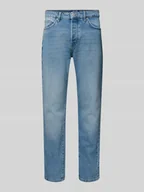 Spodnie męskie - Jeansy o kroju tapered fit z mieszanki bawełny model ‘YOKE’ - miniaturka - grafika 1