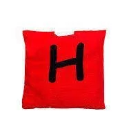 Worki na buty - Akson, Worek gimnastyczny szkolny z literą H, czerwony - miniaturka - grafika 1