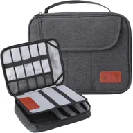 Torby podróżne - PowerKing Organizer Elektroniki - Szara torba podróżna na akcesoria - miniaturka - grafika 1