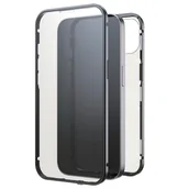 Etui i futerały do telefonów - Black Rock - Etui 360 stopni Glass Case pasuje do Apple iPhone 13 I etui na telefon komórkowy, zamknięcie na magnes, przezroczyste, osłona (przezroczysta z czarną ramką) - miniaturka - grafika 1