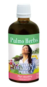 Invent Herbs PULMO HERBS 100 ml Zatoki Oskrzela Płuca - Suplementy naturalne - miniaturka - grafika 1