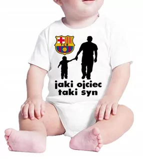 Body dla niemowląt - 2037 BODY DZIECIĘCE FC BARCELONA JAKI OJCIEC 80 - grafika 1