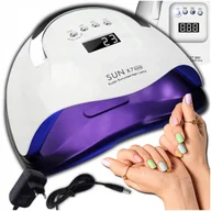 Lampy UV do paznokci - LAMPA DO PAZNOKCI 220W DO HYBRYD ŻELI UV LED SUN X7 DUAL MAX MANICURE 2024 - miniaturka - grafika 1