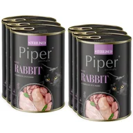 Mokra karma dla kotów - DOLINA NOTECI Piper dla kotów sterilizowanych z królikiem 6x400g - miniaturka - grafika 1