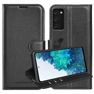 Etui i futerały do telefonów - Etui Cadorabo do Samsung Galaxy S20 FE w kolorze PHANTOM BLACK Pokrowiec ochronny z zapięciem magnetycznym, funkcją podstawki i kieszenią na karty Etui z klapką Etui na telefon komórkowy Etui książkowe - miniaturka - grafika 1