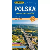 Wydawnictwo Compass Polska. Mapa samochodowa, 1:650 000 praca zbiorowa