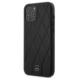 Mercedes MEHCP12LMULBK iPhone 12 Pro Max 6,7" czarny/black hardcase Wave Line - Etui i futerały do telefonów - miniaturka - grafika 1