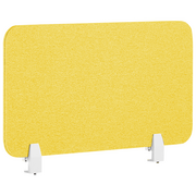 Parawany - Przegroda na biurko 72 x 40 cm żółta WALLY - miniaturka - grafika 1