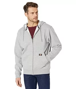 VF Dickies UK Męska bluza z kapturem z zamkiem na całej długości, szara, XXL - Bluzy męskie - miniaturka - grafika 1