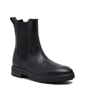 Botki damskie - Calvin Klein Skórzane sztyblety - miniaturka - grafika 1