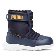 Buty dla chłopców - Śniegowce Puma Nieve Boot WTR AC Inf 380746 06 Granatowy - miniaturka - grafika 1