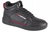 Buty sportowe męskie - Lotto Nandu MID (46) Męskie Buty Sneakers Czarny - miniaturka - grafika 1