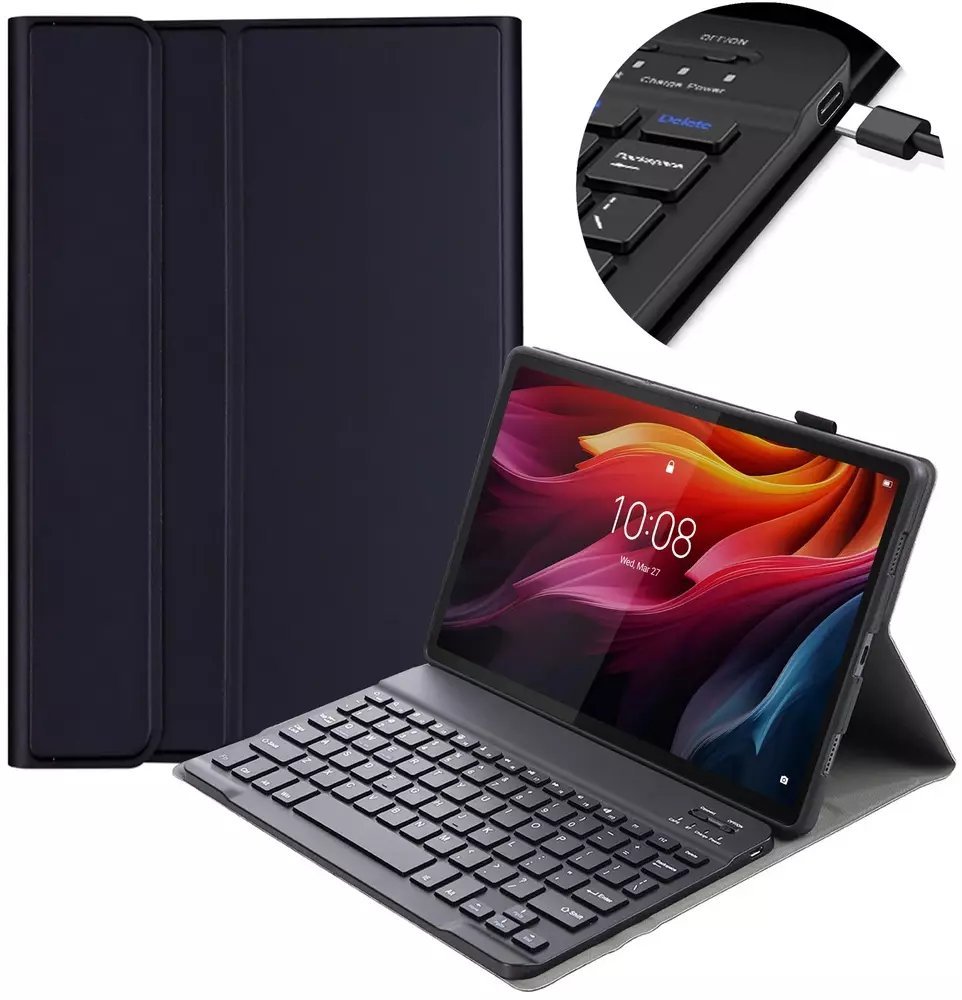 4kom.pl Etui pokrowiec z klawiaturą Bluetooth do Lenovo Tab K11 Plus 11.45