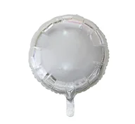 Balony i akcesoria - GoDAN Balon foliowy 18" na urodziny, Okrągły srebrny BFOL/7340-5 - miniaturka - grafika 1