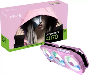 KFA2 GeForce RTX 4070 EX Gamer Pink 1-Click OC 12GB GDDR6X (47NOM7MD7LKK) - Karty graficzne - miniaturka - grafika 1