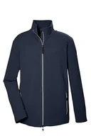 Kurtki męskie - STOY Męska kurtka Powerstretch/kurtka polarowa – duże rozmiary STS 10 MN FLX JCKT, granatowa, 3XL, 43096-000 - miniaturka - grafika 1