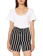 Spodenki damskie - ONLY Onlpiper-ann Mw Stripe Cc PNT luźne szorty, czarny, 36 PL - miniaturka - grafika 1
