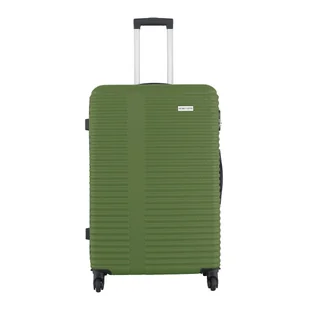 Walizka podróżna w poziome paski 28" - zielony Semi Line - Walizki - miniaturka - grafika 1