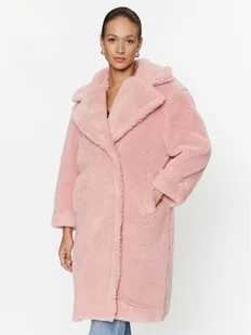 Guess Płaszcz zimowy W3BL68 WF8R2 Różowy Regular Fit - Płaszcze damskie - miniaturka - grafika 1