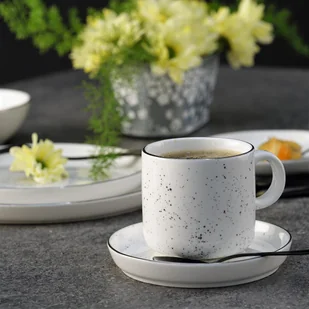 Serwis kawowy porcelanowy na 12 osób POLVERE - Inne naczynia kuchenne - miniaturka - grafika 1