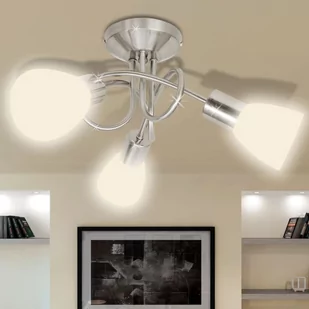 vidaXL Elegancka lampa sufitowa 3 arwki E14 - Lampy sufitowe - miniaturka - grafika 1