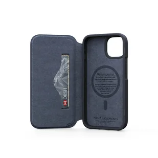 Njord byELEMENTS Etui z MagSafe do iPhone 14 z prawdziwej skóry, Wallet - Czarne - Etui i futerały do telefonów - miniaturka - grafika 6
