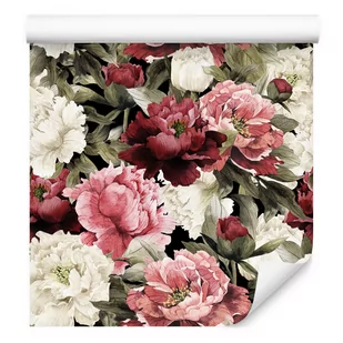 Tapeta do salonu róże kwiaty natura zieleń kolory - Tapety - miniaturka - grafika 1
