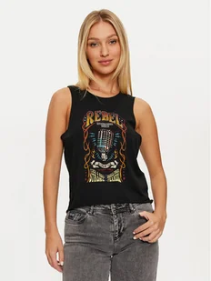 Noisy May Top Max 27033890 Czarny Regular Fit - Koszulki i topy damskie - miniaturka - grafika 1