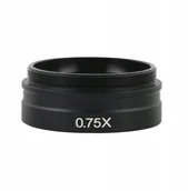 Mikroskopy i lupy - OBIEKTYW SOCZEWKA BARLOWA 0,75X M42 DO MIKROSKOPU CYFROWEGO ROSFIX EARTH - miniaturka - grafika 1