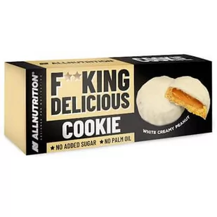 Allnutrition Ciasteczka biała czekolada z nadzieniem orzechowym F**king Delicious 128 g - Ciastka - miniaturka - grafika 1