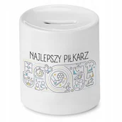 Skarbonki - SKARBONKA DLA PIŁKARZA NAJLEPSZY PIŁKARZ PREZENT z Nadrukiem ze Zdjęciem - miniaturka - grafika 1