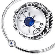 Wisiorki - CHARMS WAGA ZNAK ZODIAKU koralik srebro pr 925 - miniaturka - grafika 1