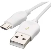 Kable USB - EMOS Kabel USB Przewód Quick Charge 2A USB 2.0 High Speed 1m USB microUSB SM7004W - miniaturka - grafika 1