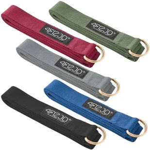 Pasek do jogi 4FIZJO 300x4cm, różne kolory - Pozostały sprzęt i akcesoria do ćwiczeń - miniaturka - grafika 1