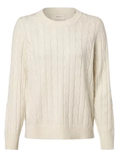 Swetry damskie - Gant - Sweter damski, biały - grafika 1
