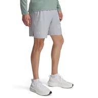 Spodenki męskie - Męskie Spodenki UNDER ARMOUR UA LAUNCH 7'' SHORTS 1382620-012 – Szary - miniaturka - grafika 1
