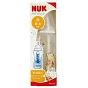 Butelki dla niemowląt - Nuk Butelka 0-6m Kubuś popiel 10741022 300 ml - miniaturka - grafika 1