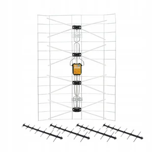 ANTENA SIATKOWA DVB-T2 NAZIEMNA 3DX - Anteny TV - miniaturka - grafika 1