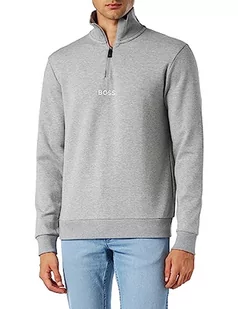BOSS Męska bluza 1 Jersey, Light/Pastel Grey59, XS - Bluzy męskie - miniaturka - grafika 1