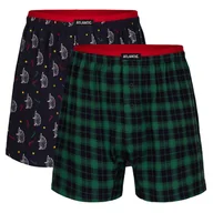 Majtki męskie - 2-pack bokserki męskie luźne 2gmb-004 atlantic-l - miniaturka - grafika 1