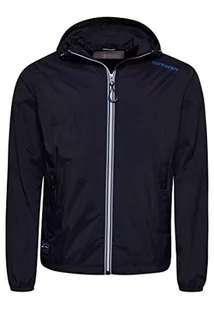 Superdry Code SL Lightweight Jkt Kurtka męska, Eclipse Navy Grid, M - Kurtki męskie - miniaturka - grafika 1